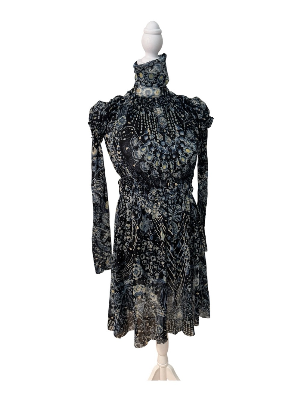 Rare vintage Jean Paul Gaultier Soleil mesh dress.